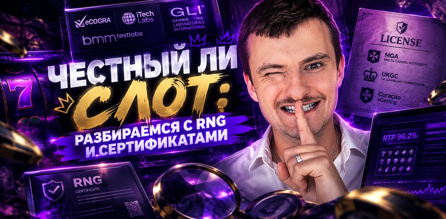 Проверка честности слота через RNG и сертификаты