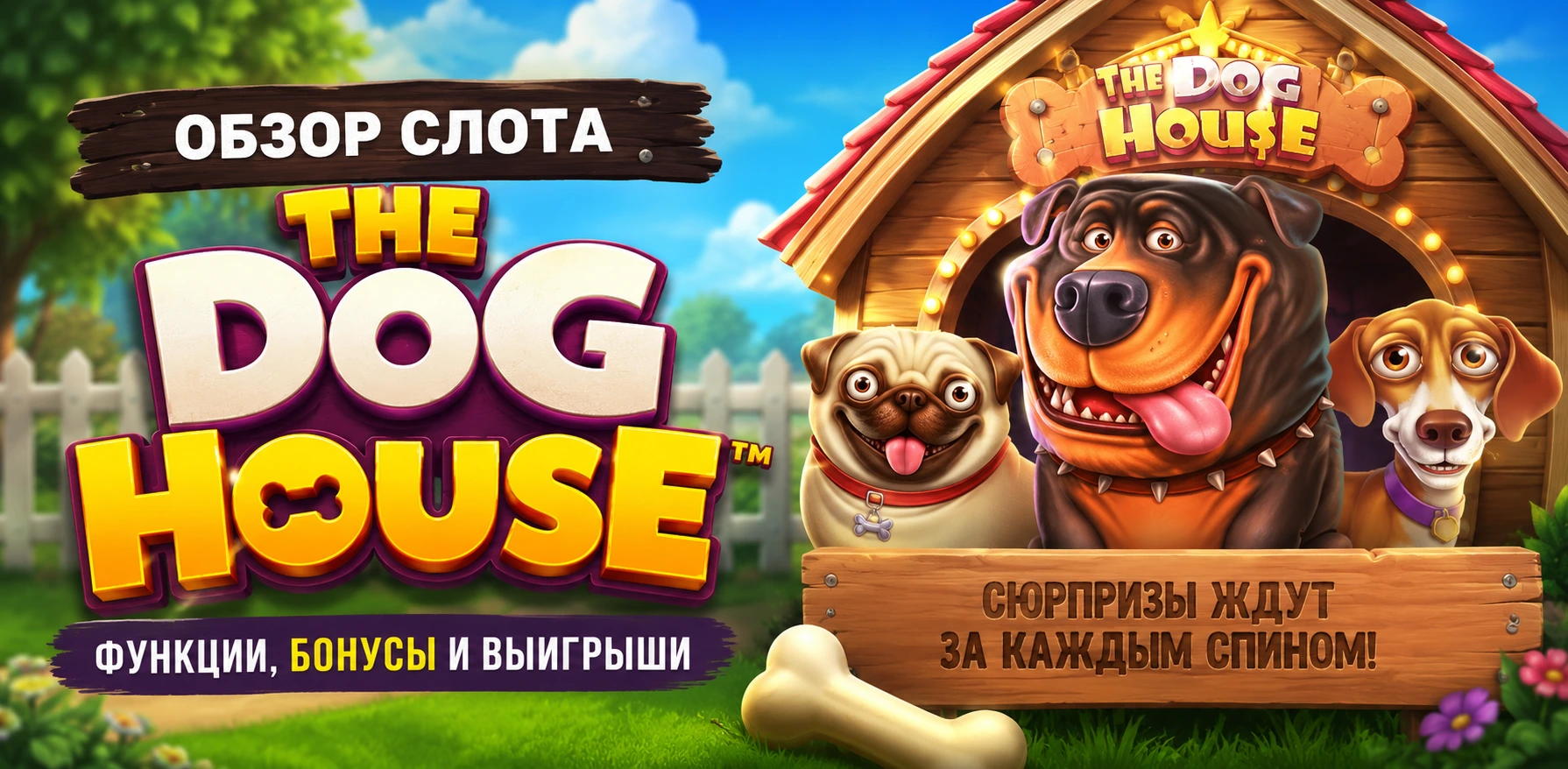 The Dog House от Pragmatic Play — обзор слота с Sticky Wilds