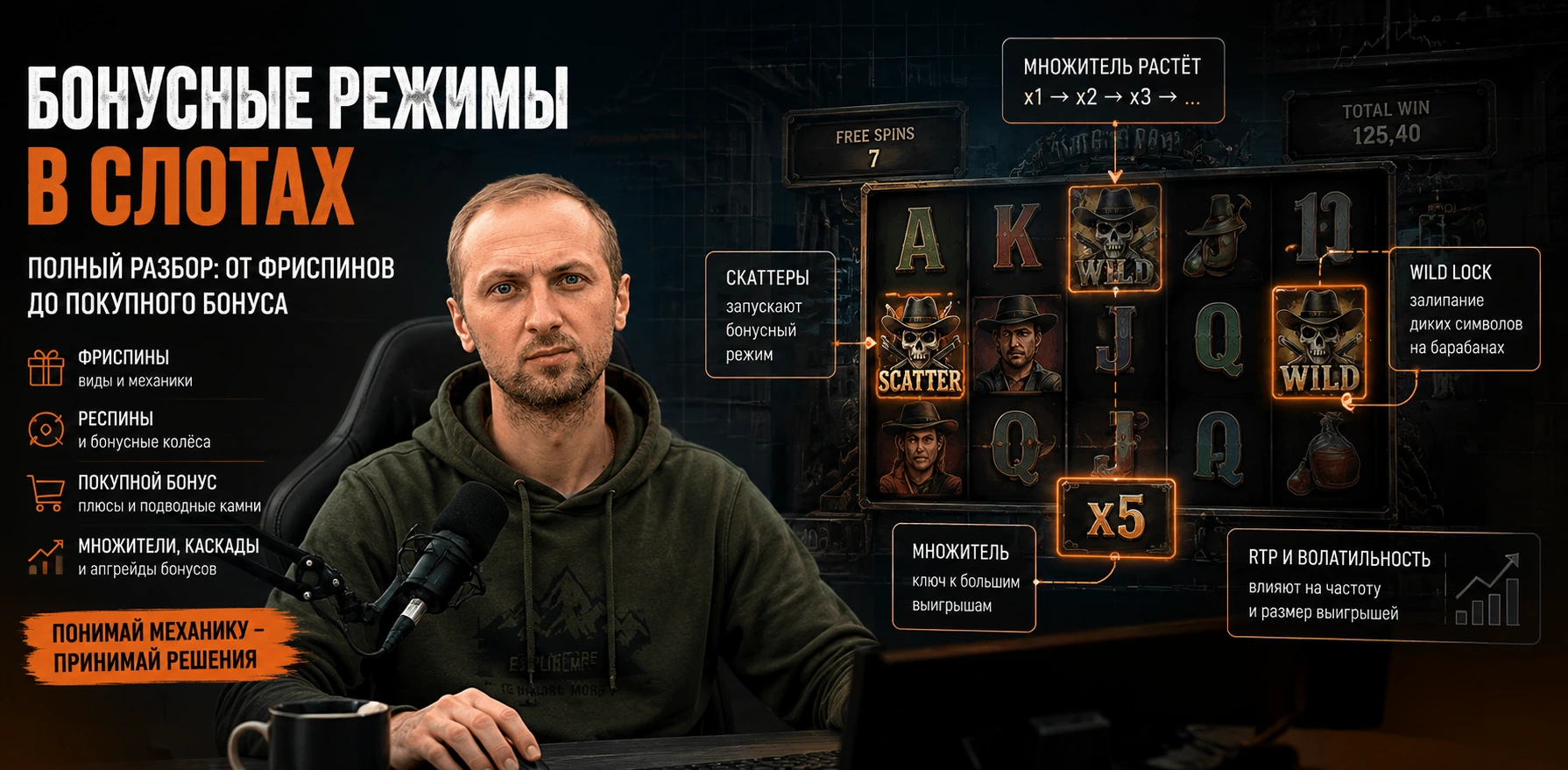 Как работает бонусная игра в слоте — фриспины, Hold & Win, каскады и бонус бай