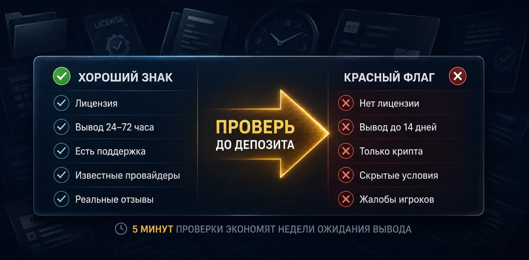 Проверка лицензии, бонусов и условий вывода в онлайн-казино