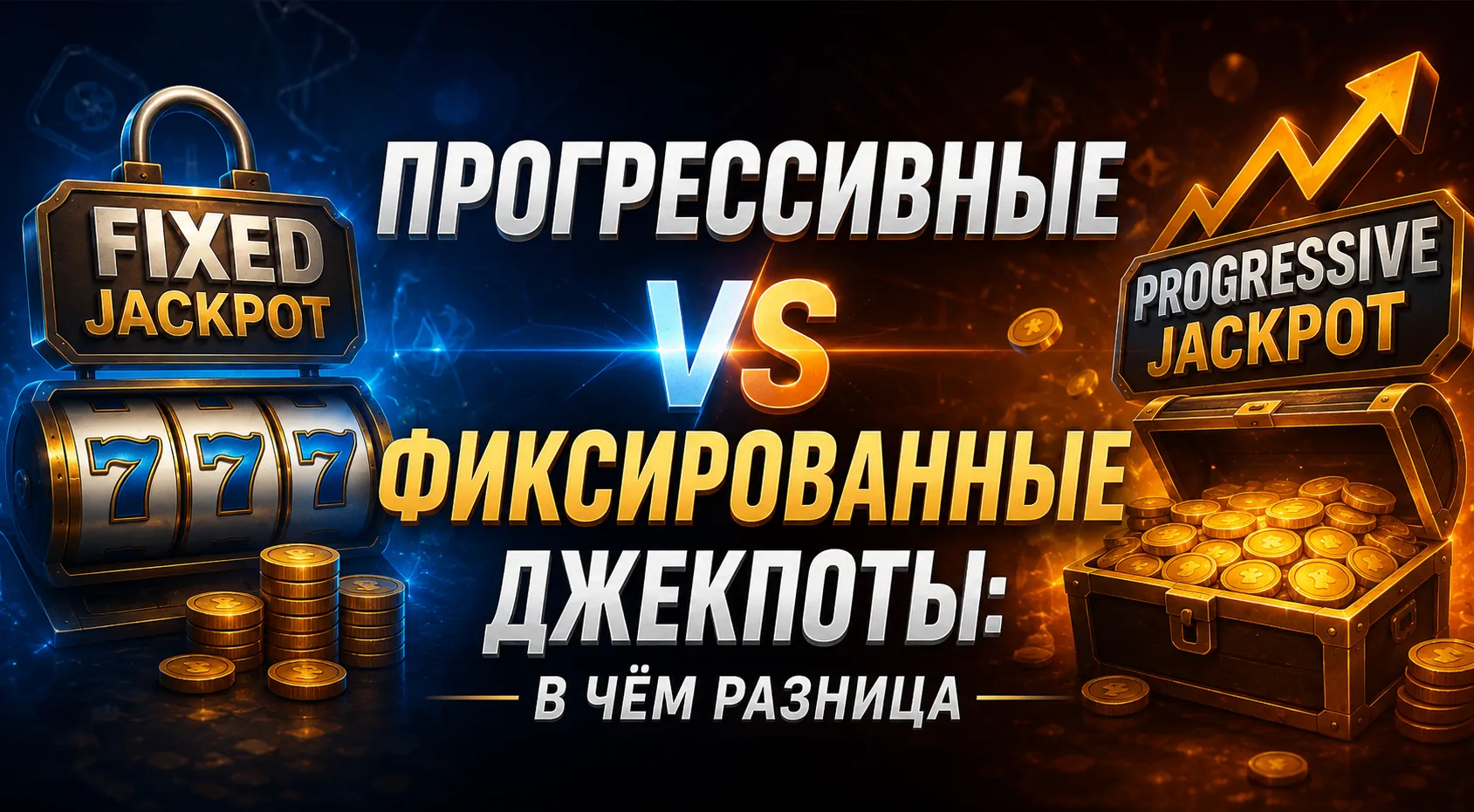 Прогрессивный и фиксированный джекпот в онлайн-казино — основные отличия