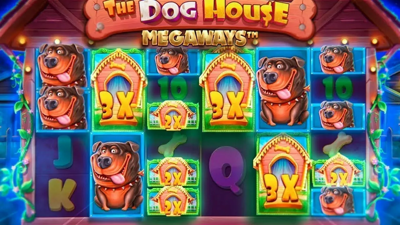 The Dog House Megaways слот — Megaways, Sticky Wilds, множители ×2–×3 и максвин ×12 305