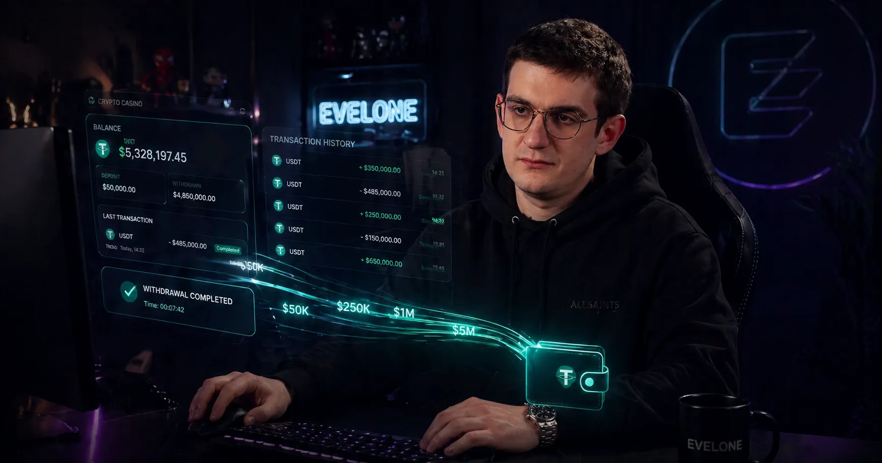 Отличия крипто-казино от обычного: вывод, KYC и лимиты — инфографика