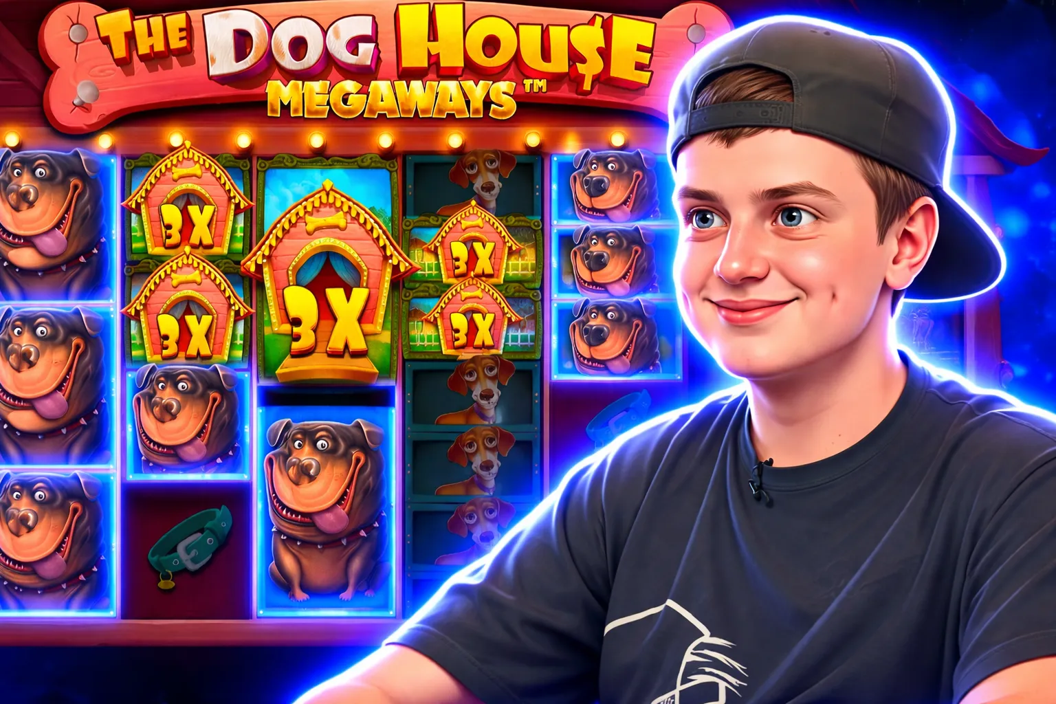 обзор слота с собаками