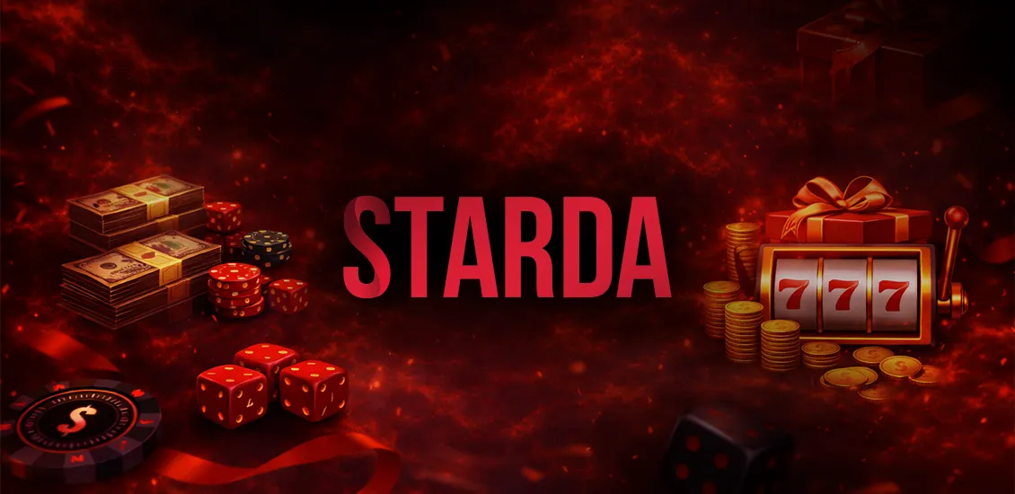Баннер для статьи Казино Старда (STARDA): космическая тематика, 9000+ слотов и регистрация через Telegram