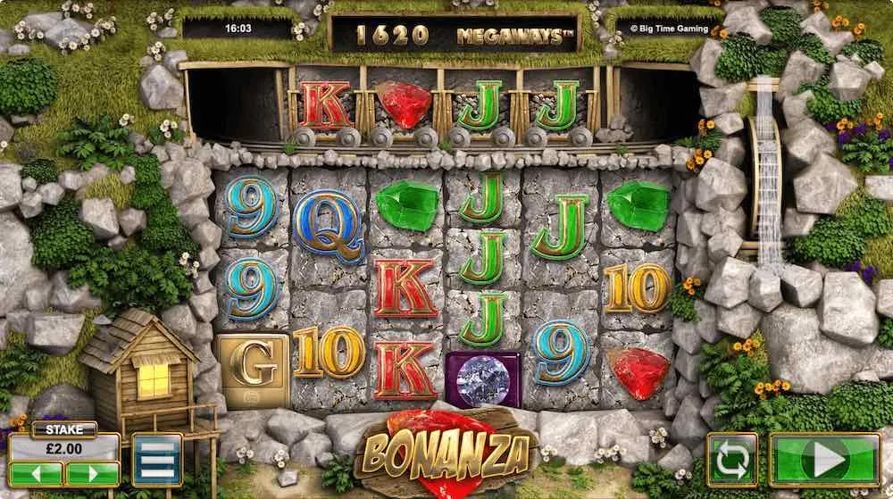 Интерфейс слота Bonanza Megaways