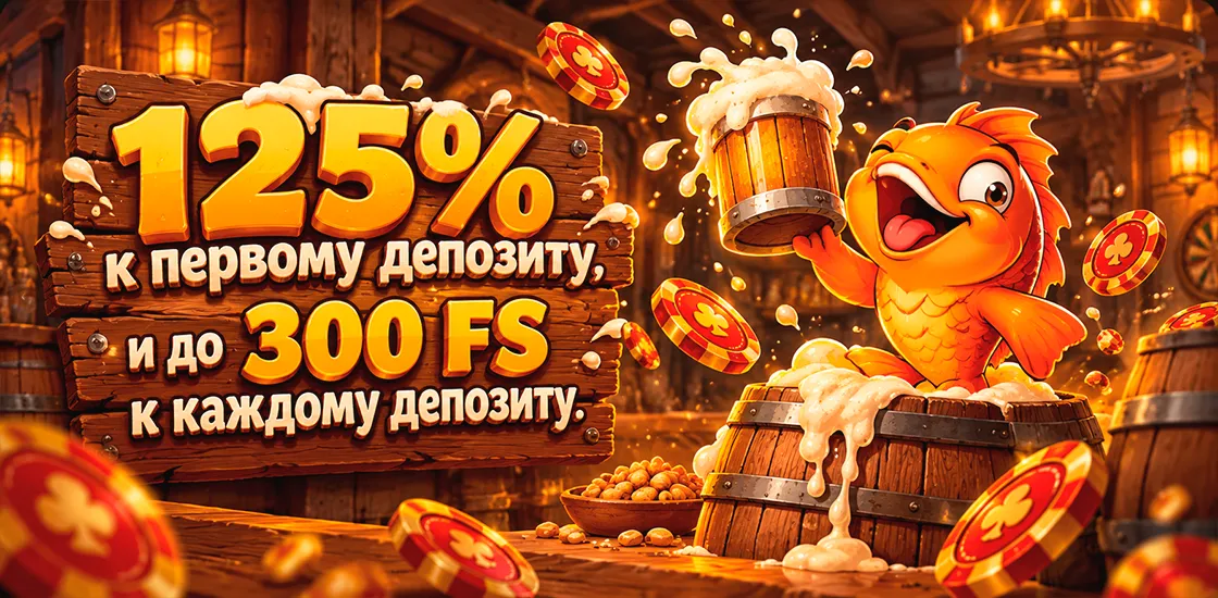 Бонусы казино Пиво — Lucky Wheel с призами до $5000 и +10% за депозит USDT TRC20