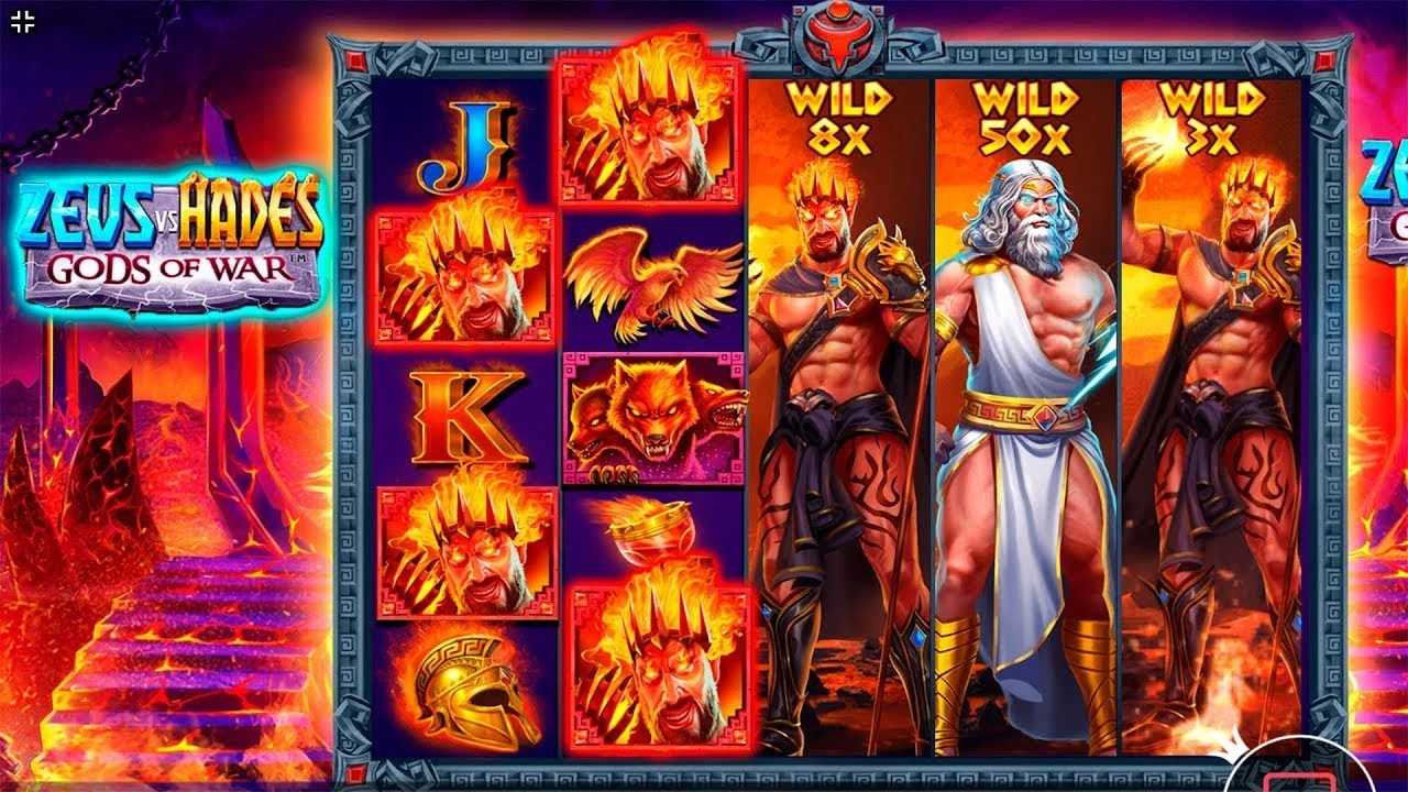 Zeus vs Hades слот — выбор между Зевсом и Аидом, Sticky Wilds и супербонус ×300