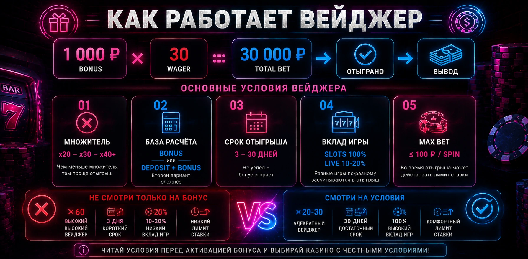  Как работает множитель x30 и отыгрыш бонуса в слотах.