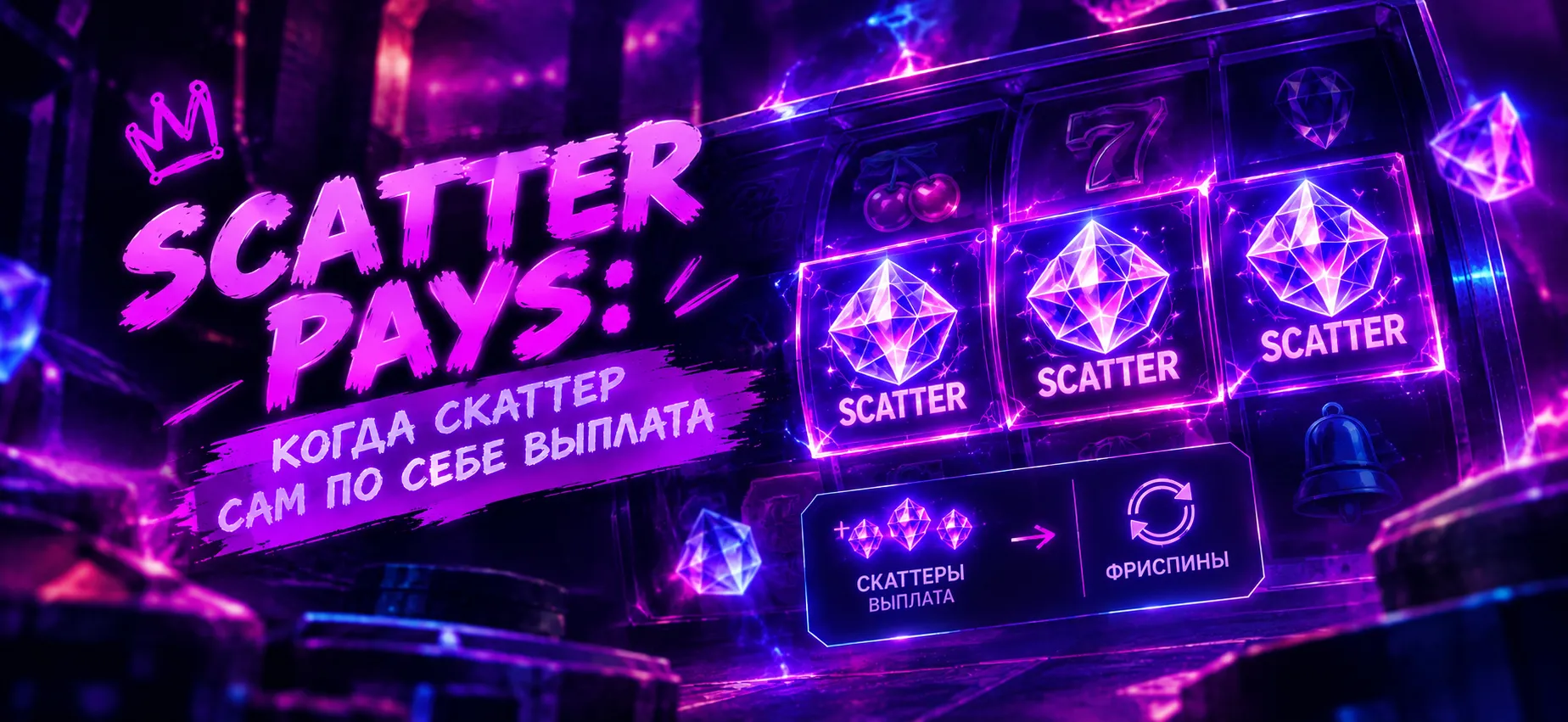 Scatter символы и запуск бонусной игры
