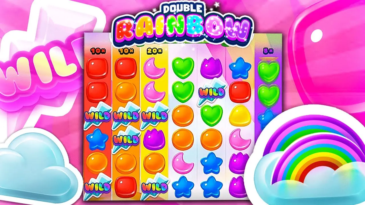 Бонусный раунд Double Rainbow — активированные Rainbow Reels и экстра-спины на игровом поле