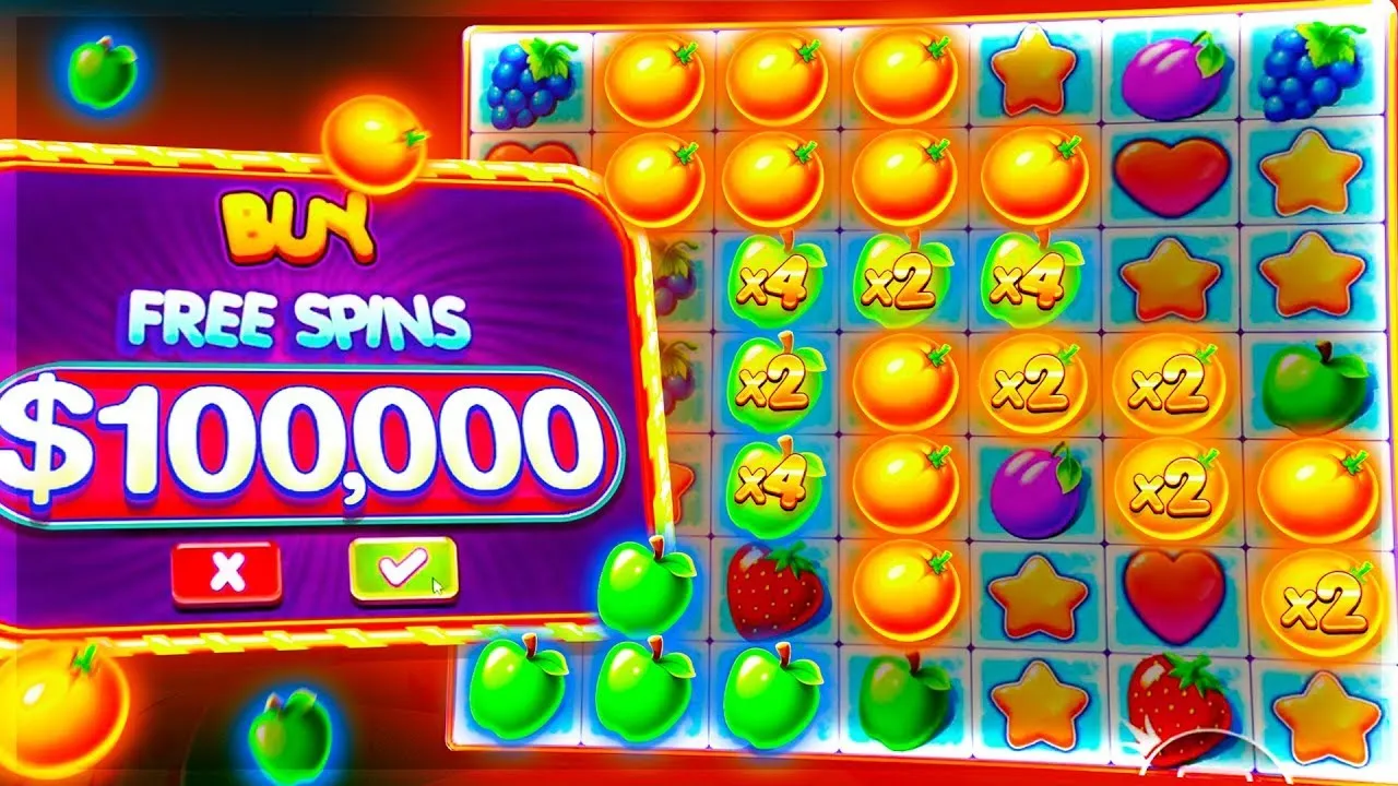 Бонусная игра Fruit Party с фриспинами и множителями до x256