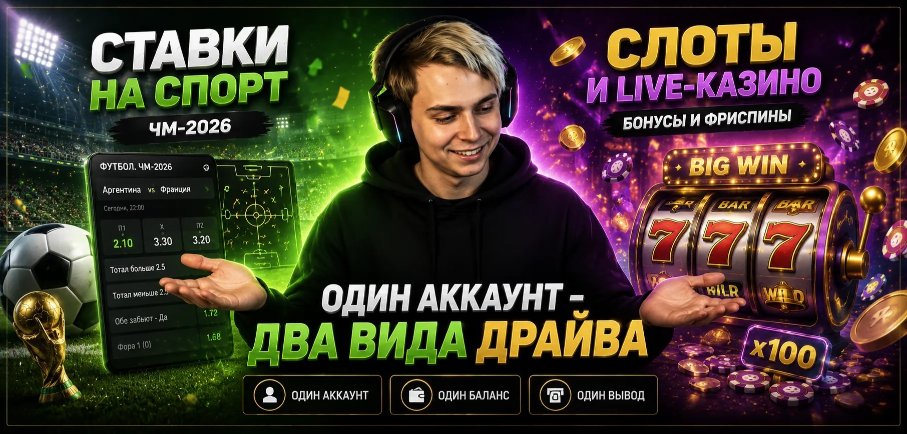 Чемпионат мира 2026 — футбольный матч и онлайн-ставки на спорт